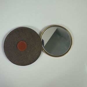 FENDI FF Vintage Mirror Case With Hand Mirror